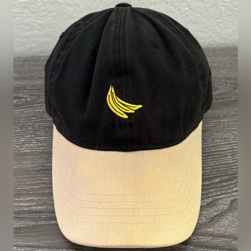 Men's Banana Icon Dad Baseball Hat Black One Size